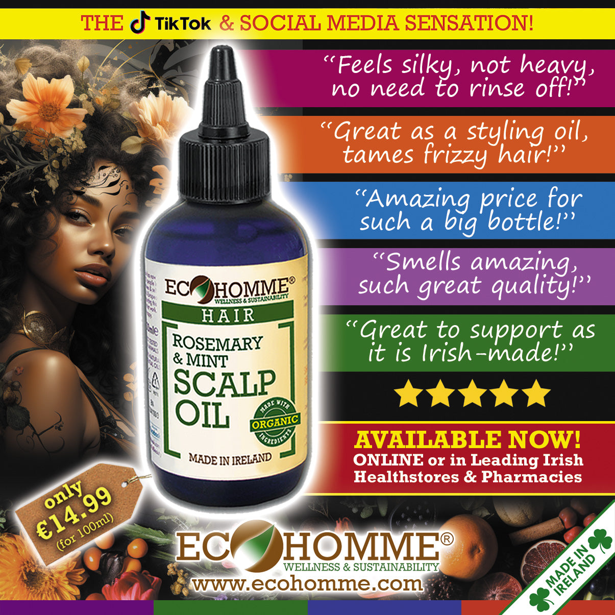 Rosemary & Mint Scalp Oil (100ml)