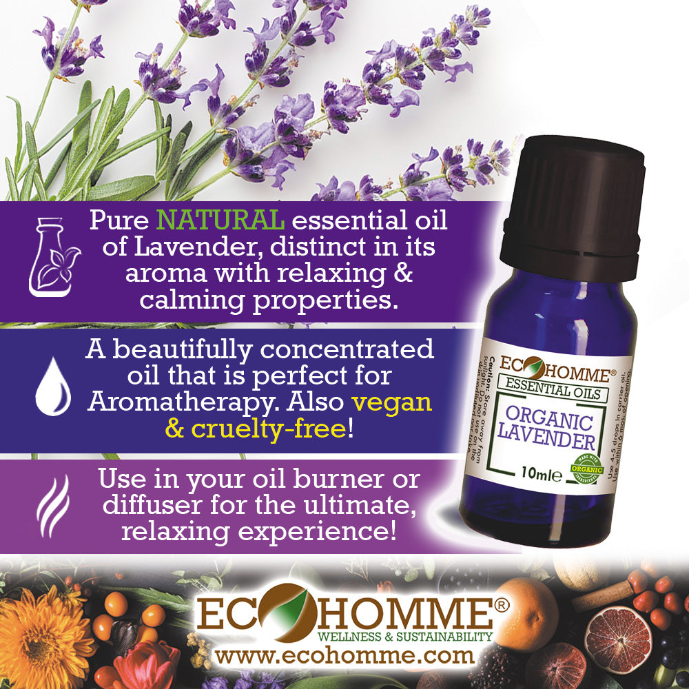 Organic Lavender Essential Oil (10ml)