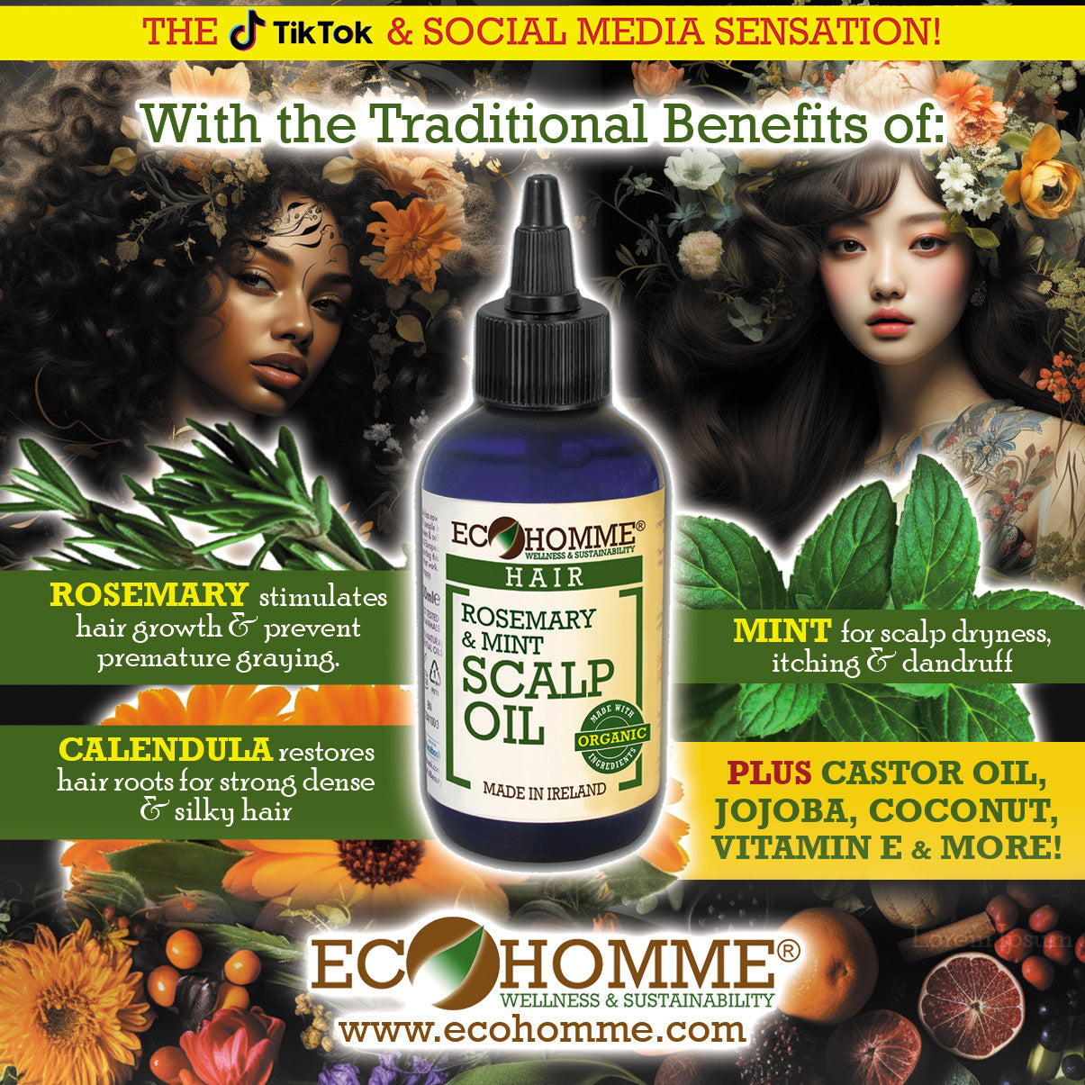 Rosemary & Mint Scalp Oil (100ml)
